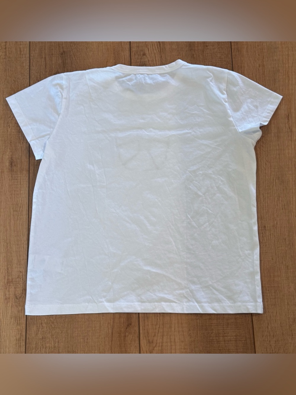 agnès b. Paris Je Sais Danser Embroidered Graphic Tee Size 2 US Size Medium - Picture 4 of 8